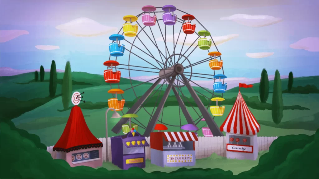 Ferris Wheel illustration