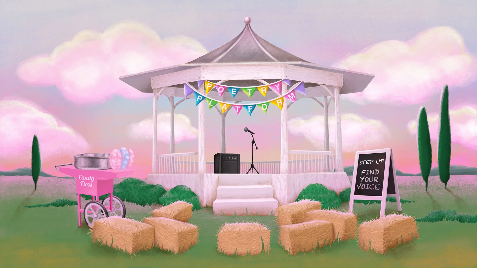 Poetry Platform illustration